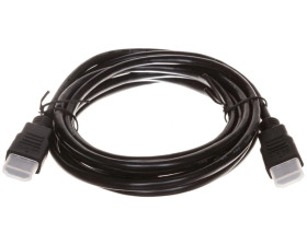Kabel połączeniowy HDMI Highspeed 1.4 z Eth. GOLD Typ HDMI A/HDMI A, M/M czarny 3m AK-330114-030-S