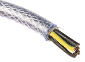Kabel sterowniczy SY 5 rdzeniowy , Ekranowany, izolacja Polichlorek winylu PVC, D 14.1mm , 50m