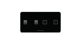 Sinum Wsz-22P Włącznik Światła Dwupolowy + Włącznik Rolet Prawy Kolor Czarny