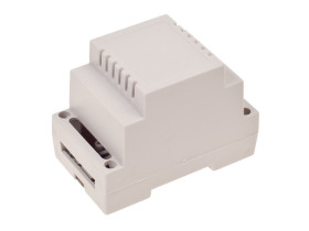Obudowa; na szynę DIN; Z102J; ABS; 53mm; 90mm; 65mm; jasnoszary; 3 moduły; Kradex; RoHS; zaślepka 1 szt; wkręt 3/23 4 szt; czarn