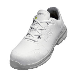 Shoe Safety White Lace Up Uvex 1 Sport H