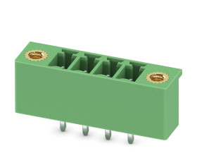 Wtykowy blok zaciskowy 4 -pinowe raster 3.81mm Przepust Męski Phoenix Contact