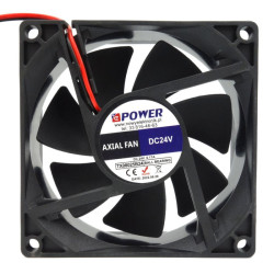 Wentylator 80x25 24V TX08025B24 0,17A 3600RPM, 2 przew kulka NEPOWER