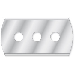 kwb 23905 Household scraper spare blade 3-hole 43 x 23 mm