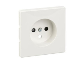 MERTEN D-LIFE Płytka czołowa gniazda z uziemieniem z przesłonami biel polarna MTN2530-4019 SCHNEIDER ELECTRIC