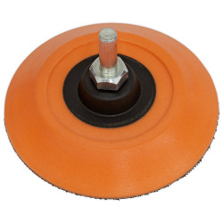 Sealey PTC75HLM Hook-and-Loop Backing Pad &#xD8;75mm 6mm Shaft