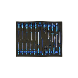 Zestaw wkrętaków 21el. GEKO (wkład do szafki)