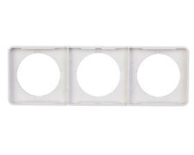 Integro Classic Ramka potrójna pionowa śnieżnobiała 9181919