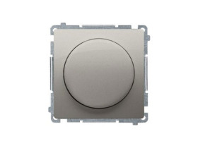 SIMON BASIC Ściemniacz naciskowo-obrotowy do LED ściemnialnych 230V (moduł) satynowy BMS9L.01/29 KONTAKT SIMON