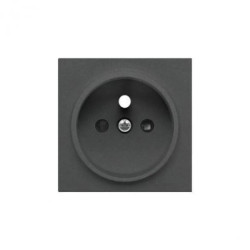 Simon 55 Pokrywa gniazda wtyczkowego pojedynczego do: SGZ1CM, SGZ1M Grafitowy mat TGZ1ZP/116