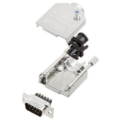 Amphenol L17DTZK25&#x2B;L717SDB25P D-Sub Pin Strip Set 25 Pins Solder Bucket