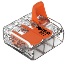 Szybkozłączka Wago 221-413 3x4mm dźwignia 1szt