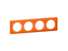 CELIANE Ramka 4 poczwórna memories pomarańczowy 066654 LEGRAND