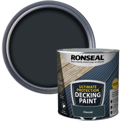 Ronseal 39143 Ultimate Protection Decking Paint Charcoal 2.5 litre