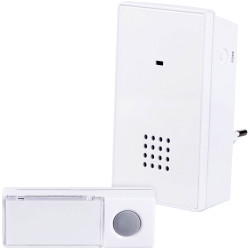 Heidemann 70832 Wireless Door Chime Set 120m Range 8 Melodies Smart App