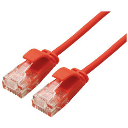 Roline 21.15.3910 network cable CAT 6A U/UTP red 0.15m 1 piece