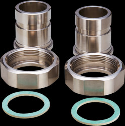 Installation adapter, 16 bar, G 2, Vitaulic 1.5&quot; for flow sensors SM2, SM9, E40227