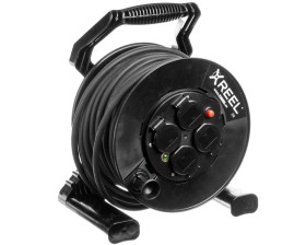 Przedłużacz bębnowy XREEL 40mb H05RR-F 3x2,5 IP44 4xGS 230V 92501H48273