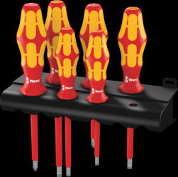 WERA 05006145001 Screwdriver set Kraftform Plus 160i/6 Rack