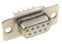 DMS-09-G Gniazdo szufladowe do druku proste 09 pin