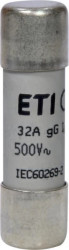 Wkładka topikowa cylindryczna CH14x51 gG 32A/500V 002651033