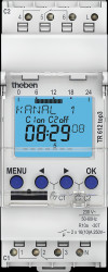 6120130 Digital 2-channel timer, weekly programme, app, power reserve