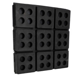 Mata antywibracyjna 150 x 150mm grubość 19mm Guma RS PRO