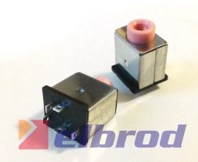 Gniazdo mini jack różowe 3,5mm