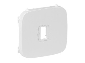 VALENA ALLURE Plakietka biała gniazda usb z przewodem 754755 LEGRAND