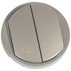 CELIANE Klawisz podwójny /lampka nocna/ tytan 068491