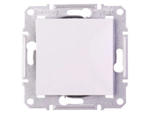 ASFORA Łącznik pojedynczy bez ramki biały EPH0101421