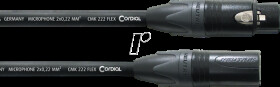 CPM 10 FM-FLEX CORDIAL 1x XLR female 3-pin, 1x XLR male 3-pin, 10.00 m