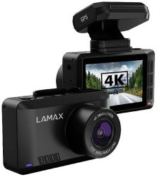 Lamax T10 Kamera samochodowa z GPS Kąt widzenia w poziomie=170 ° Wyświetlanie danych w wideo, G-Sensor, WDR, Nagrywanie