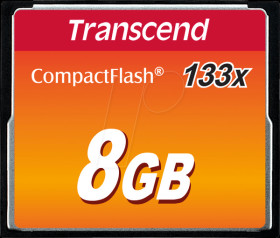 TS8GCF133 CF Card, 8GB 133x