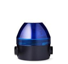 Sygnalizator 110 → 120 V Stroboskop Niebieski Montaż rurowy LED