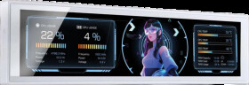 DS916 White Jonsbo DS916 9.16" IPS screen with case mounting
