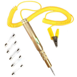 Próbnik napięcia tester obwodów elektrycznych samochodowych + 5 LED 6V-24V