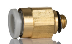 Złączka pneumatyczna M6 męskie Wciskane 6 mm SMC Adapter gwintowany prosty M6 x 1 męskie