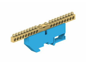 Listwa zaciskowa ochronna 18-modułowa/18x10mm2+1x35mm2/Niebi LZN1803-N R739600 AN-KOM