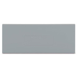 WAGO 280-344 2mm 3-cond. Disc. Separator Plate Oversized for 280-683 Grey