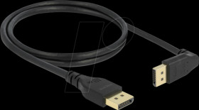 87143 DisplayPort 1.4 cable, 8K 60 Hz, gew, ohne Einrastf. 1.0 m