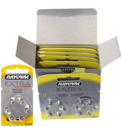 120 x baterie do aparatów słuchowych Rayovac Extra Advanced 10
