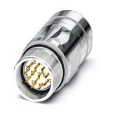 Złącze wielostykowe przemysłowe 12-pinowe M23 Montaż na kablu Wtyczka Phoenix Contact