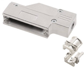 encitech DCMR37-HI-K 6560-0701-04 Obudowa złącza D-SUB Ilość styków: 37 odlew cynkowy 90 ° metal 1 szt.