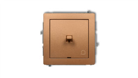 Deco Przycisk /Dzwonek/ W Stylu Amerykańskim Złoty Metalik 8Dwpus-4