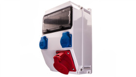 Rozdzielnica Budowlana Adamów 32A/5P 2X2p+Z 9036136W