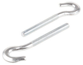 Śruba kotwiąca dł 116mm M10 Stal wysokowęglowa Ø 10mm RS PRO Śruba hakowa kuta