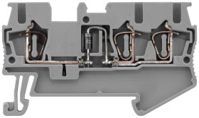 Zacisk do montażu na szynie DIN Siemens poziomy: 1 14AWGsprężynowa 8WH 800 V