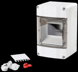 7240026 Small distribution board, AP, 1-row, IP65