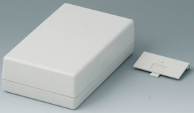 ABS enclosure, (L x W x H) 158 x 95 x 45 mm, gray white (RAL 9002), IP65, A9408345